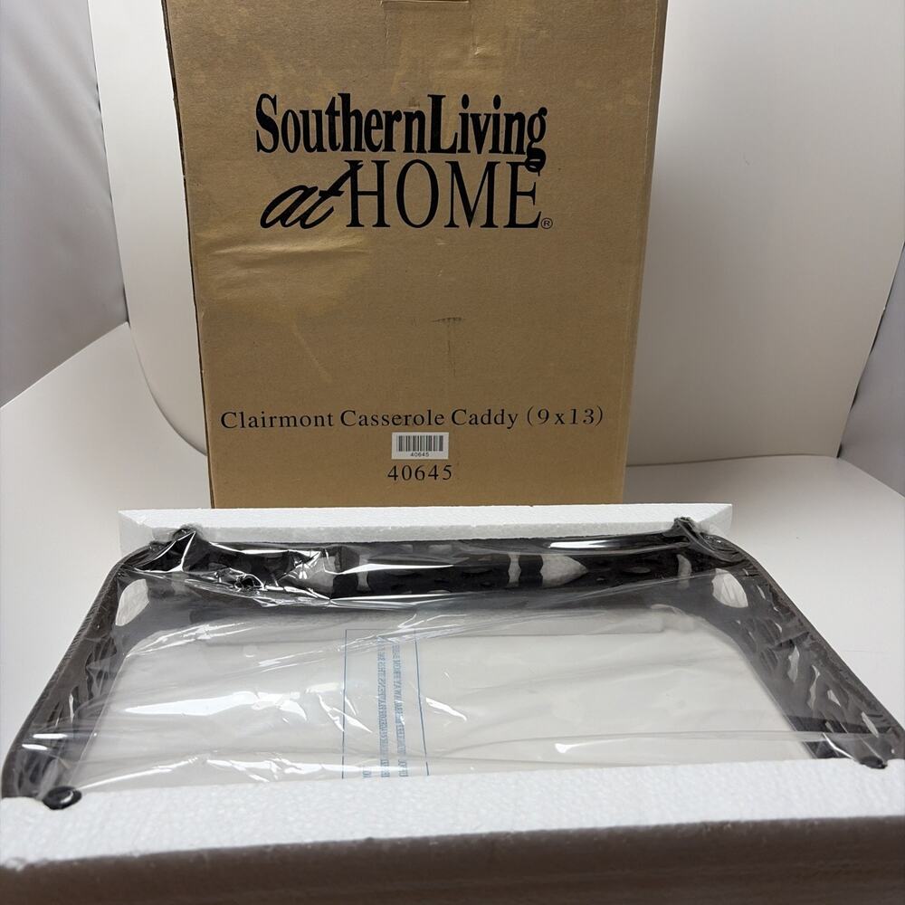 Southern Living At Home Clairmont Casserole Caddy Holder New - #40645